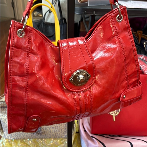Franco Sarto Red Shoulder Bag - Picture 2 of 6